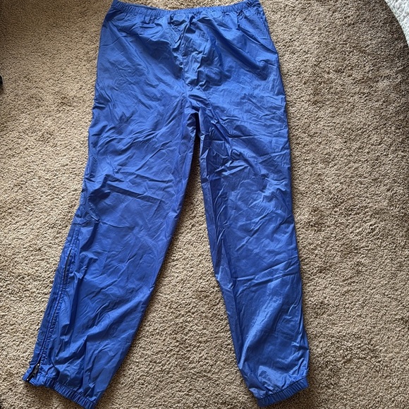 Vintage Patagonia 90s Blue Windbreaker Waterproof Jogger Outdoor Pants - Picture 7 of 7